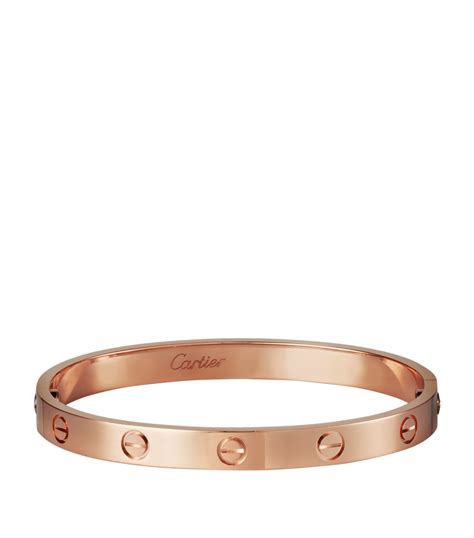 bracelet cartier love or rose|cartier love bracelet 750 price.